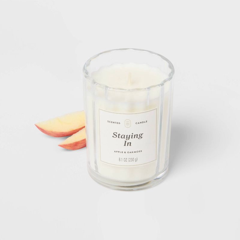 slide 3 of 4, Glass Staying In Jar Candle - Threshold™, 1 ct