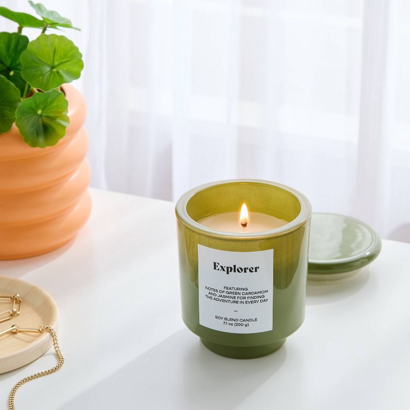 slide 2 of 3, Lidded Jar Candle Explorer 7.1oz - Room Essentials™, 7.1 oz