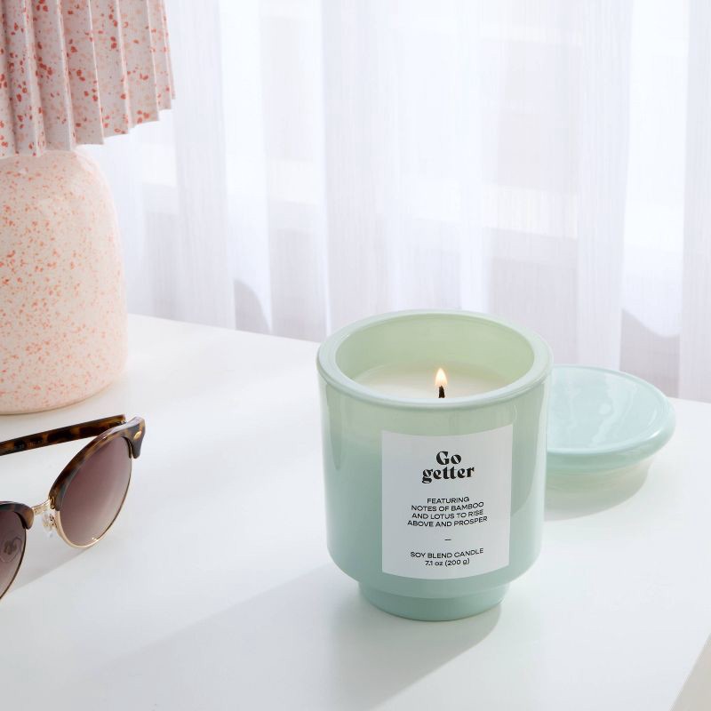 slide 2 of 3, Lidded Jar Candle Go Getter 7.1oz - Room Essentials™, 7.1 oz