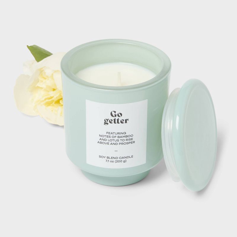 slide 3 of 3, Lidded Jar Candle Go Getter 7.1oz - Room Essentials™, 7.1 oz