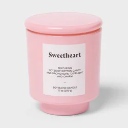 Lidded Jar Candle Sweetheart 7.1oz - Room Essentials™