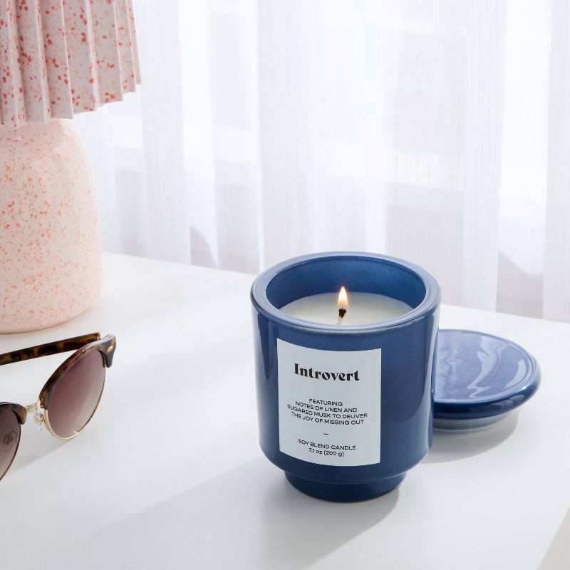 slide 2 of 3, Lidded Jar Candle Introvert 7.1oz - Room Essentials™, 7.1 oz