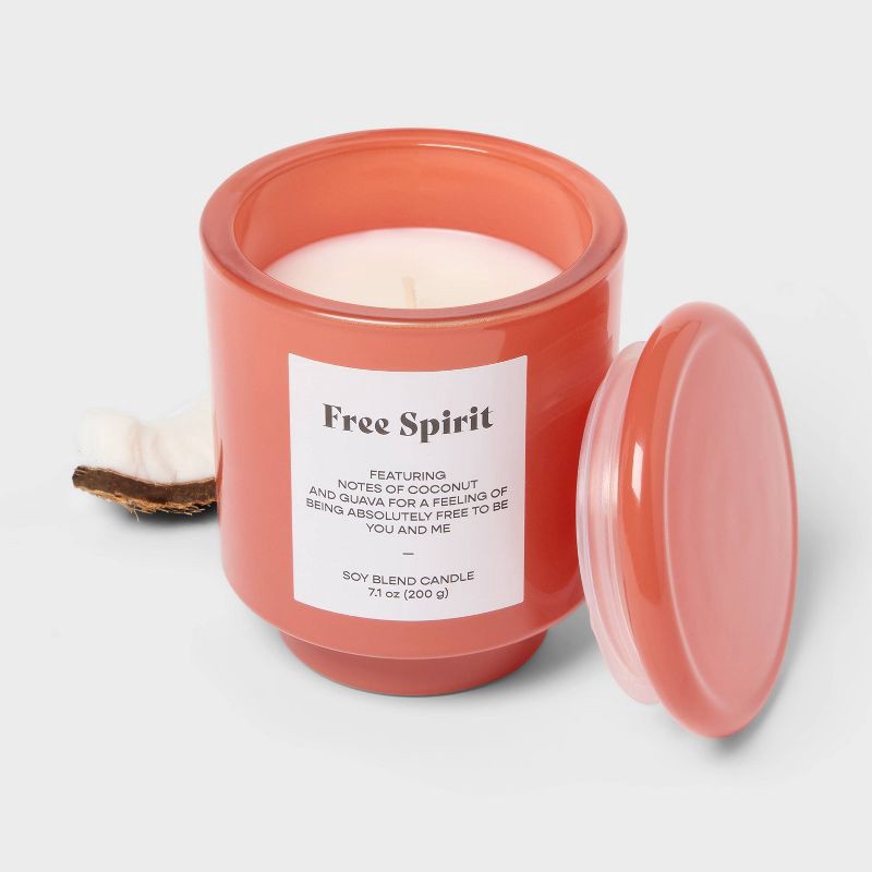 slide 3 of 3, Lidded Jar Candle Free Spirit 7.1oz - Room Essentials™, 7.1 oz