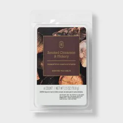 2.5oz Wax Melts Smoked Cinnamon and Hickory 6ct - Threshold™