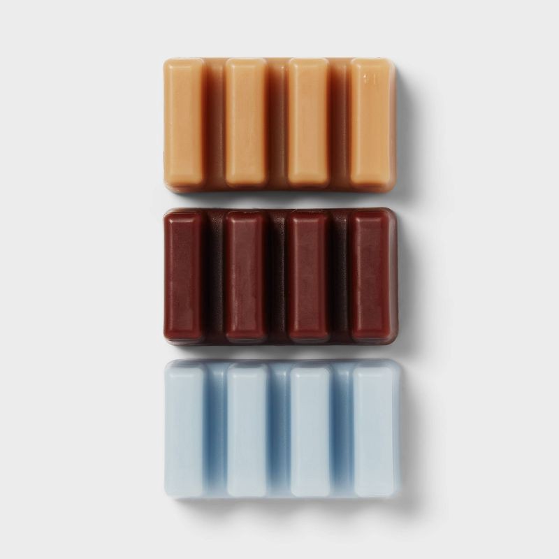 slide 2 of 3, 12ct Cozy Wax Melt 2.4oz Cookie Exchange Sugared Pine Needles Smoked Cinnamon and Hickory - Threshold™, 12 ct, 2.4 oz