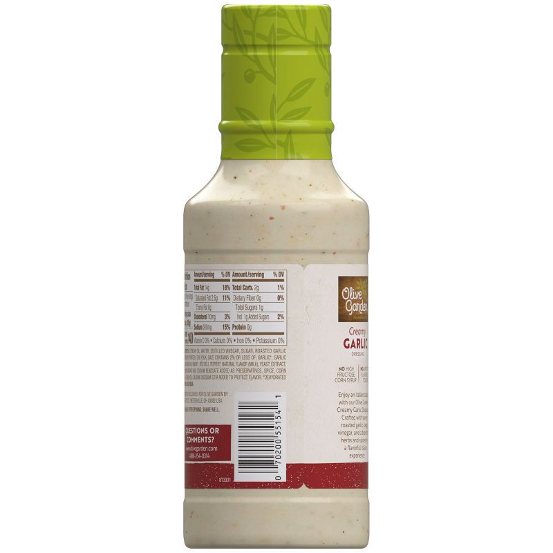slide 3 of 5, Olive Garden Creamy Garlic Salad Dressing - 16 fl oz, 16 fl oz