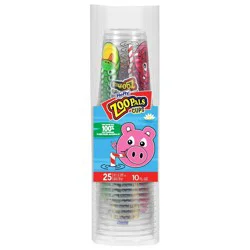 Hefty Zoo Pals Disposable Cups - 10oz/25ct