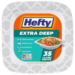 Hefty Extra Deep Disposable Bowls 6" - 35ct