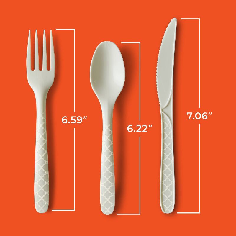 slide 3 of 5, Hefty Ecosave Compostable Cutlery - 24ct, 24 ct