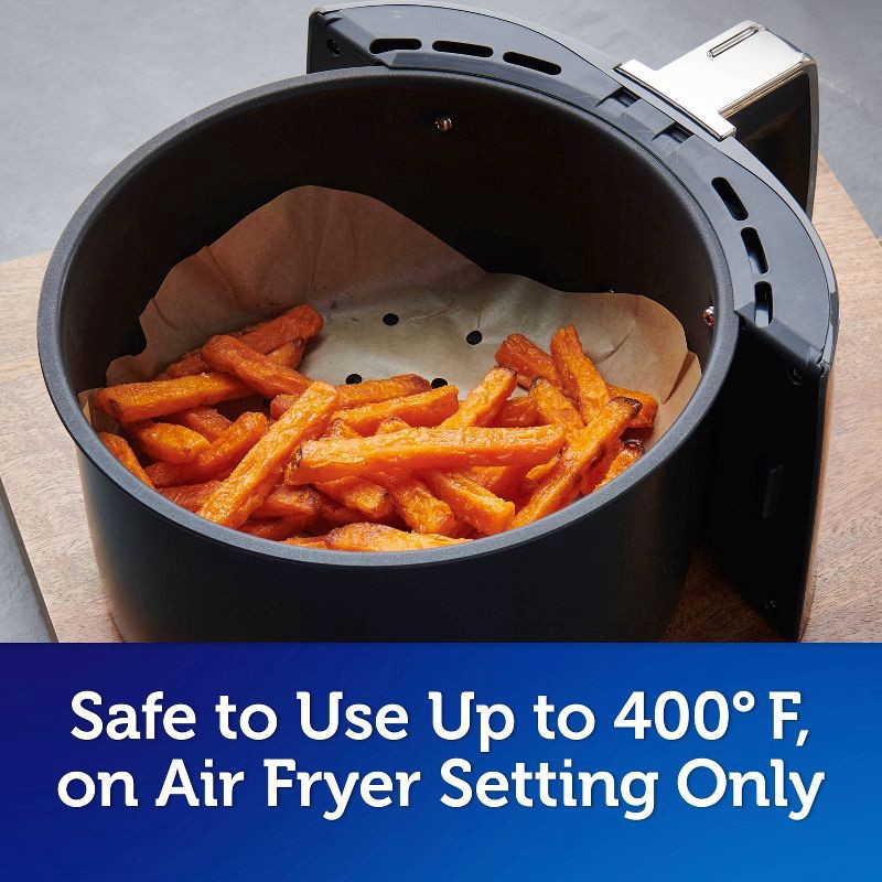 slide 6 of 8, Reynolds Kitchens Unbleached Parchment Air Fryer Liners - 30ct/16.875sq ft, 30 ct, 16.875sq ft