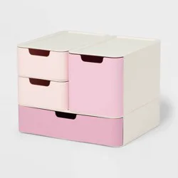 Modular Storage Drawer Set Pink - Brightroom™