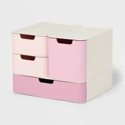 Modular Storage Drawer Set Pink - Brightroom™