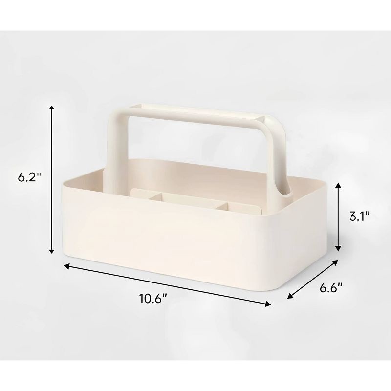slide 5 of 5, Storage Caddy Color Ivory - Brightroom™, 1 ct
