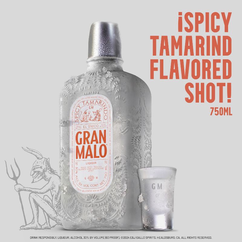 slide 2 of 5, Gran Malo Spicy Tamarindo Tequila - 750ml Bottle, 750 ml