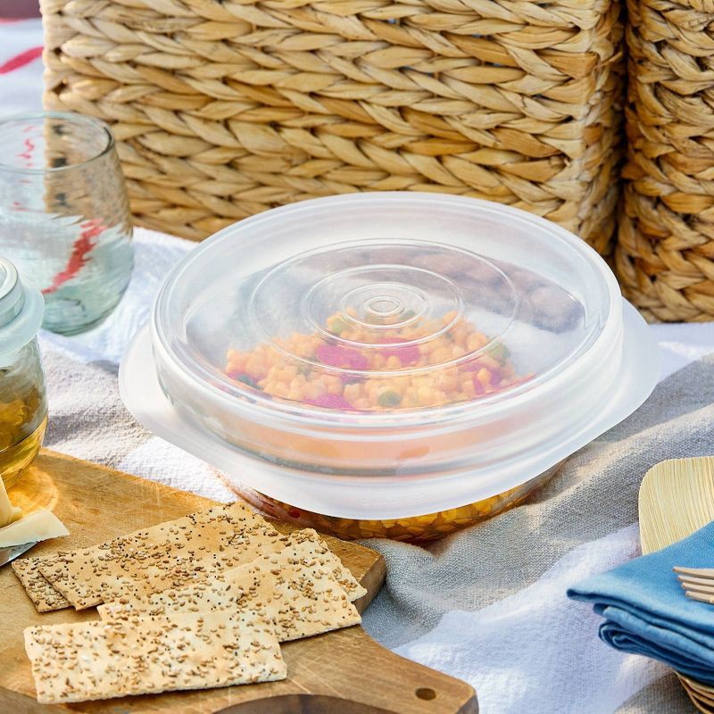 slide 2 of 8, stasher Premium Silicone Reusable Food Storage Lids Starter Kit - Clear - 4pk, 4 ct