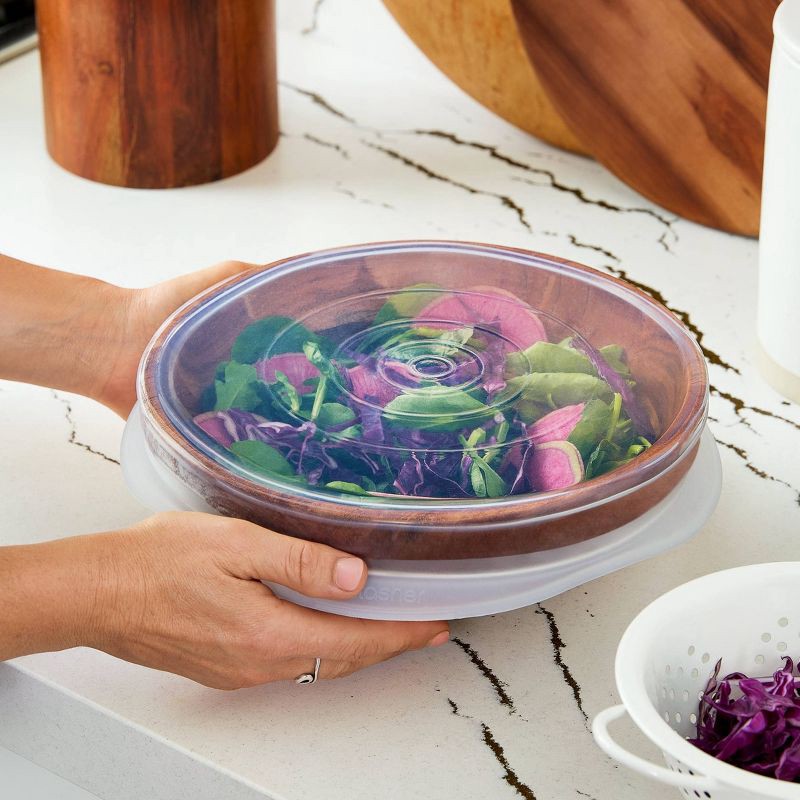 slide 3 of 8, stasher Premium Silicone Reusable Food Storage Lids Starter Kit - Clear - 4pk, 4 ct