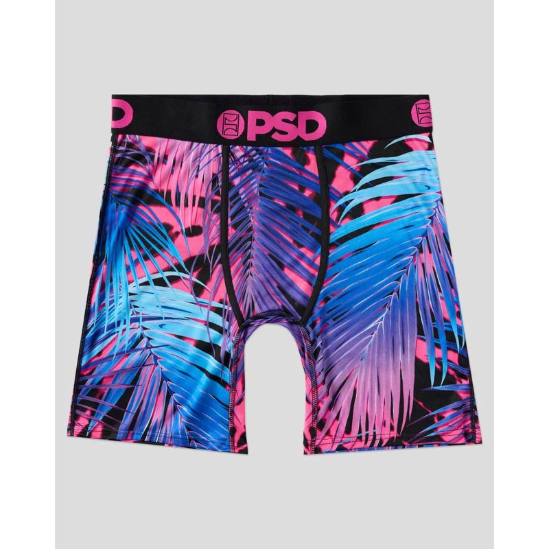 slide 2 of 4, PSD Men's Palm Vice Print Briefs 2pk - Palm Vice/Blue XL, 2 ct