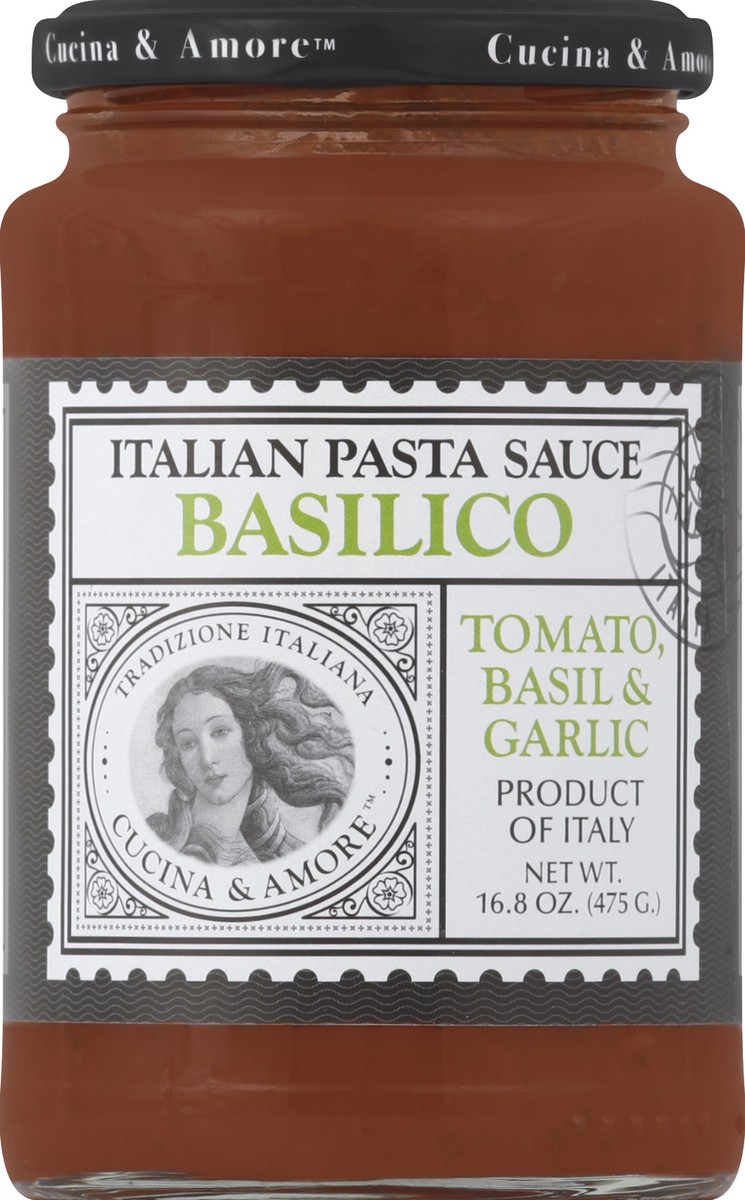 slide 2 of 2, Cucina & Amore Tomato Basil Italian Pasta Sauce, 16 oz