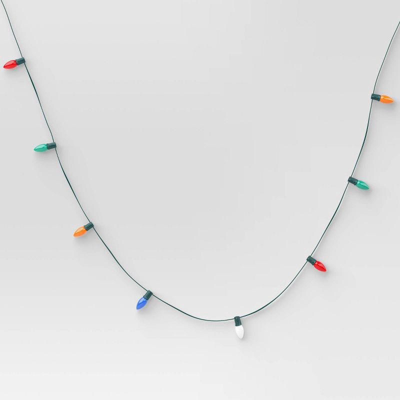 slide 3 of 5, Incandescent Christmas Filament String Lights Multicolor Light Bulb with Green Wire - Wondershop™, 1 ct