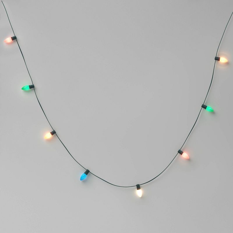 slide 1 of 5, Incandescent Christmas Filament String Lights Multicolor Light Bulb with Green Wire - Wondershop™, 1 ct