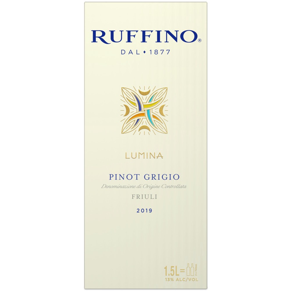 slide 1 of 7, Ruffino Lumina DOC Pinot Grigio, Italian White Wine, 1.5 L Box, 50.72 fl oz