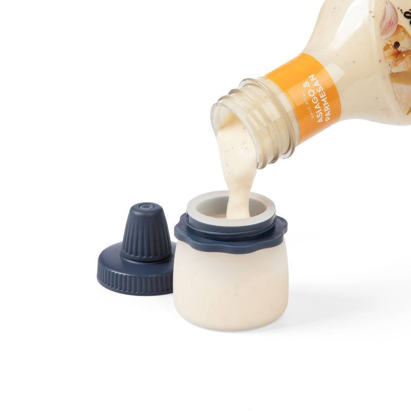 slide 4 of 7, SnapLock 2 Condiment Bottles, 1 ct