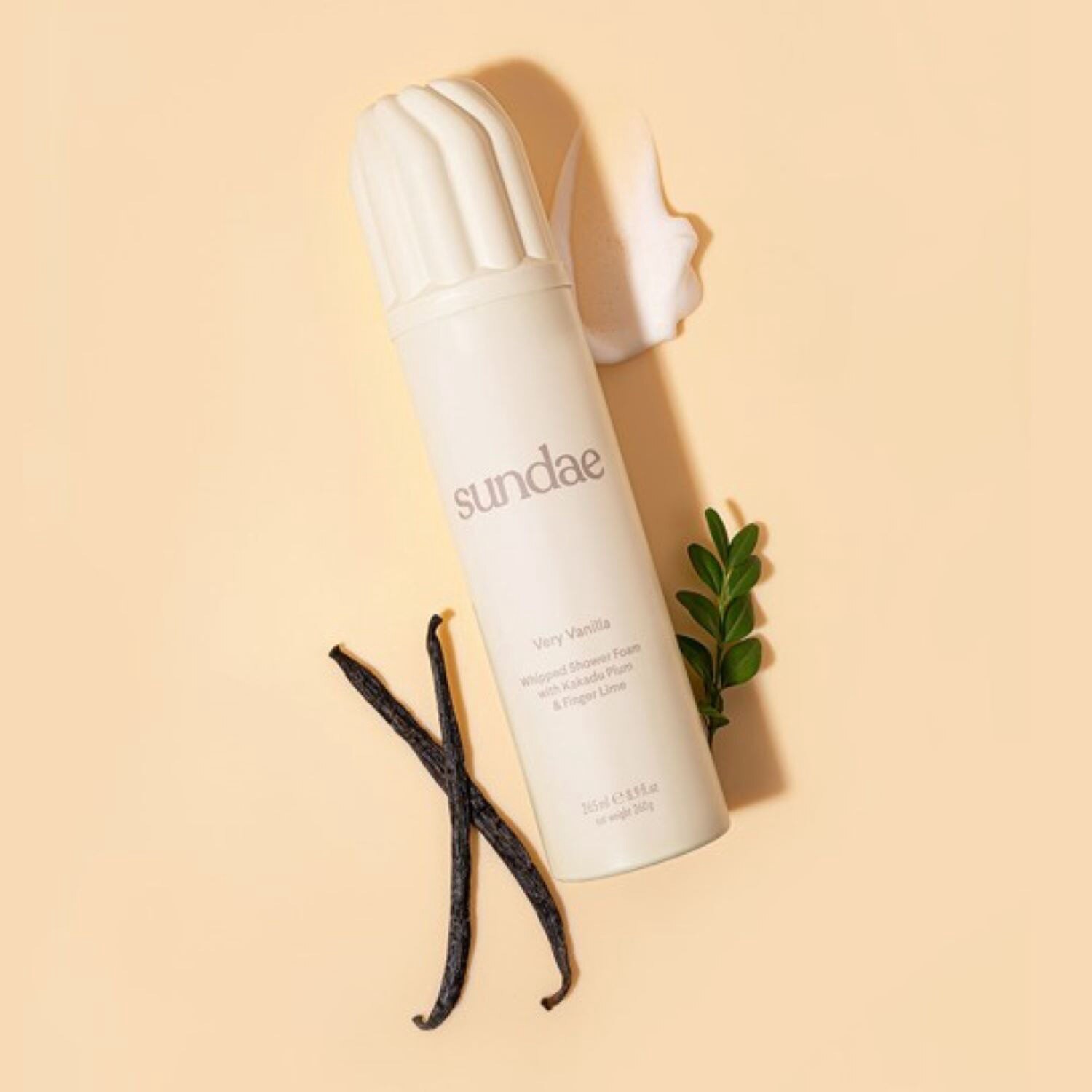 slide 2 of 3, ASPIRE Sundae Whipped Shower Foam Body Wash Very Vanilla 8.9 Oz, 8.9 oz