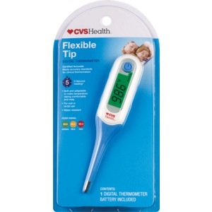 slide 1 of 1, CVS Health Digital Flexible Tip Thermometer, 1 ct