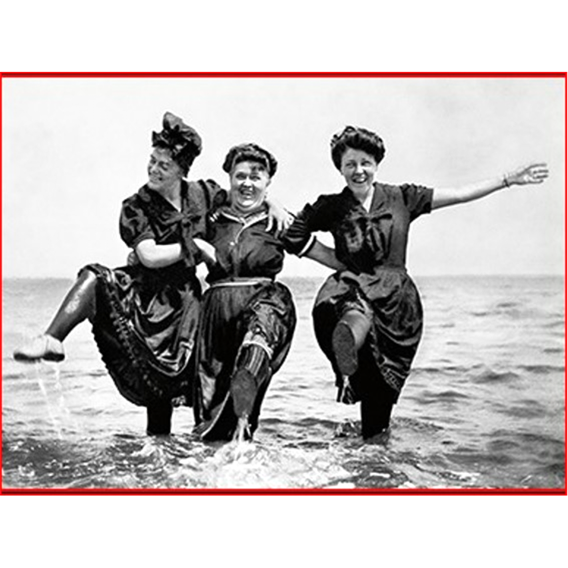 slide 1 of 1, Avanti Women Frolicking In Ocean Card, 1 ct