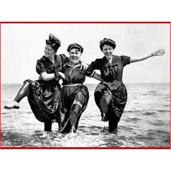 Avanti Women Frolicking In Ocean Card