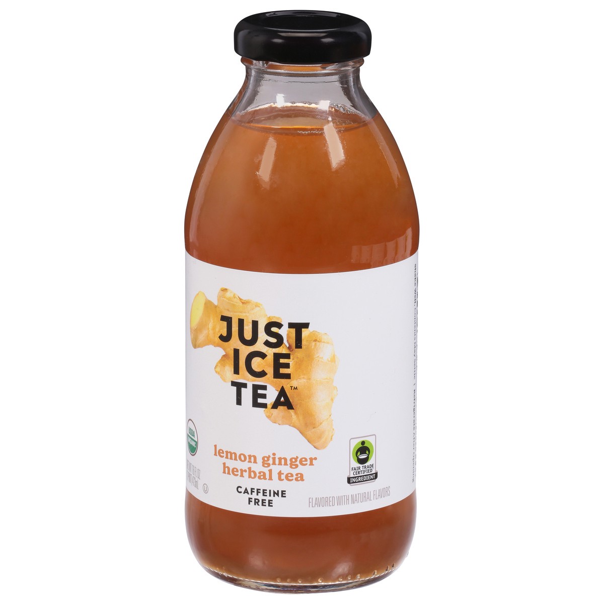 slide 7 of 9, JUST ICE TEA Eat The Change Lemon Ginger Herbal Tea Organic - 16 fl oz, 16 fl oz