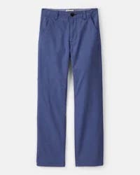 Boys Flat Front Fashion Pants - Blue Blue 10