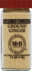 Morton & Bassett Organic Ginger Ground
