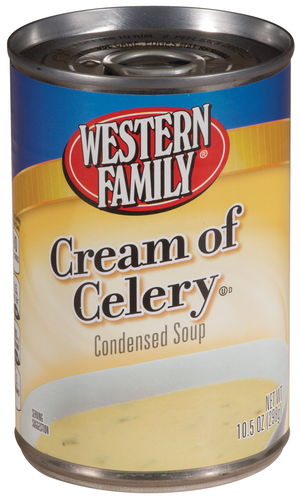 slide 1 of 1, Western Family Cream Of Celery, 10.5 oz