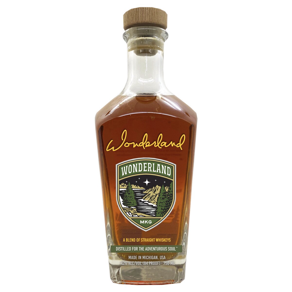 slide 1 of 1, Wonderland Blended Straight Whiskey 750M, 750 ml