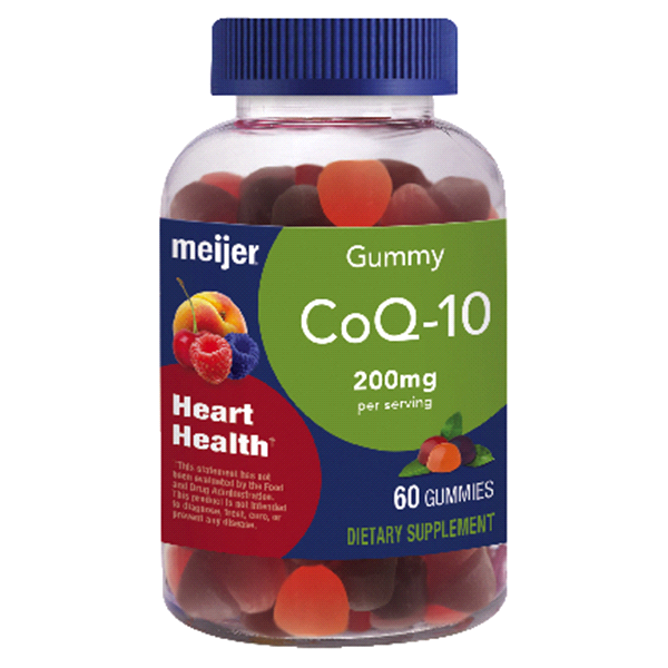 slide 1 of 1, Meijer CoQ-10 Adult Gummies, 60 ct