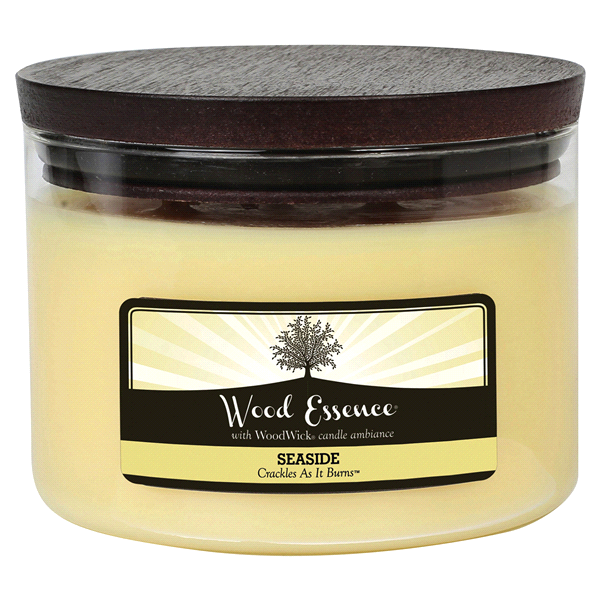 slide 1 of 1, Wood Essence 3 Wick Seaside Candle, 18.2 oz