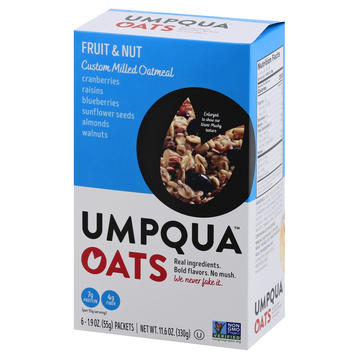 slide 11 of 13, Umpqua Fruit & Nut Oats 6 ea, 6 ct