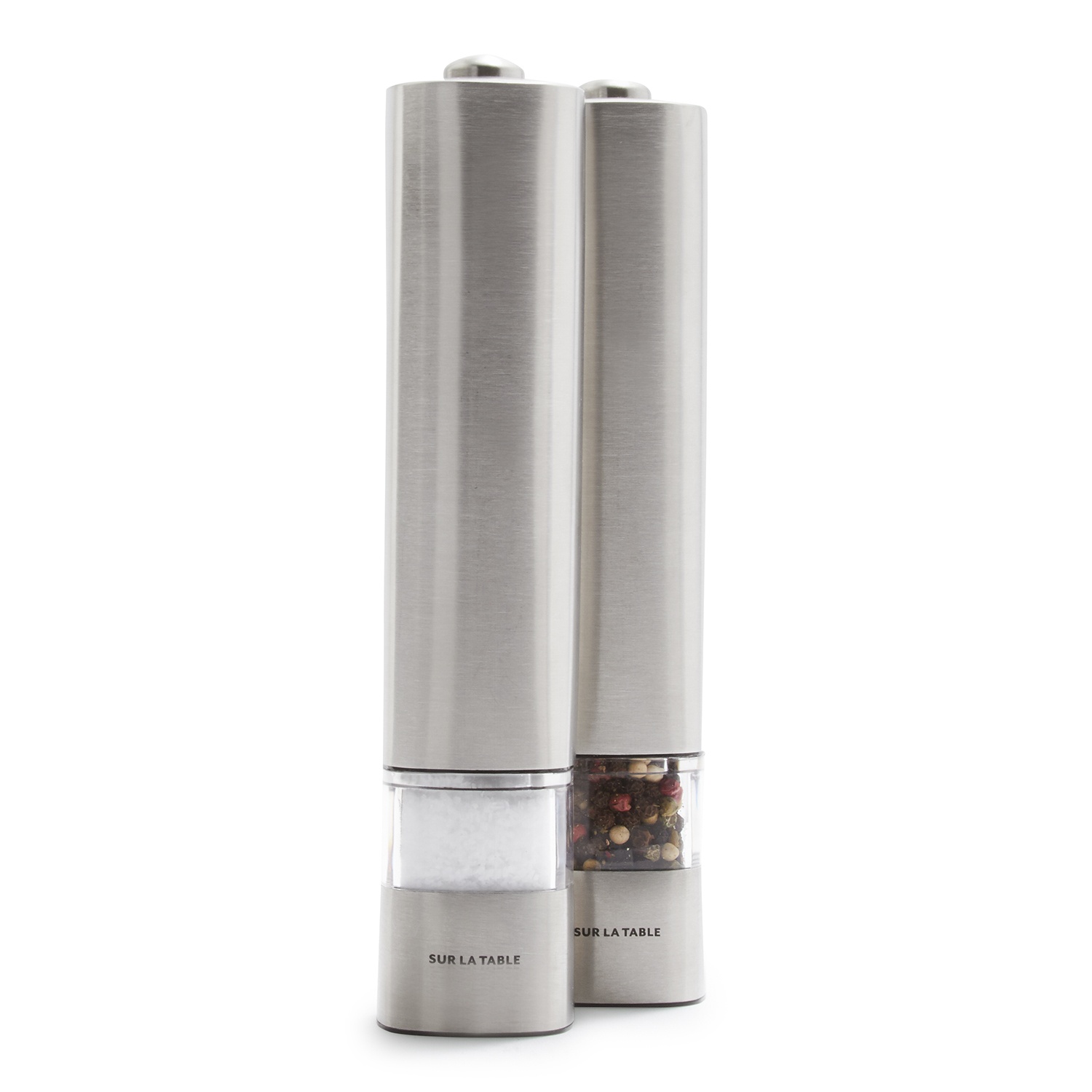 slide 1 of 1, Sur La Table Electrical Salt & Pepper Mills, 2 ct