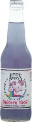 Avery's Unicorn Yack Cream Soda, Raspberry Orange