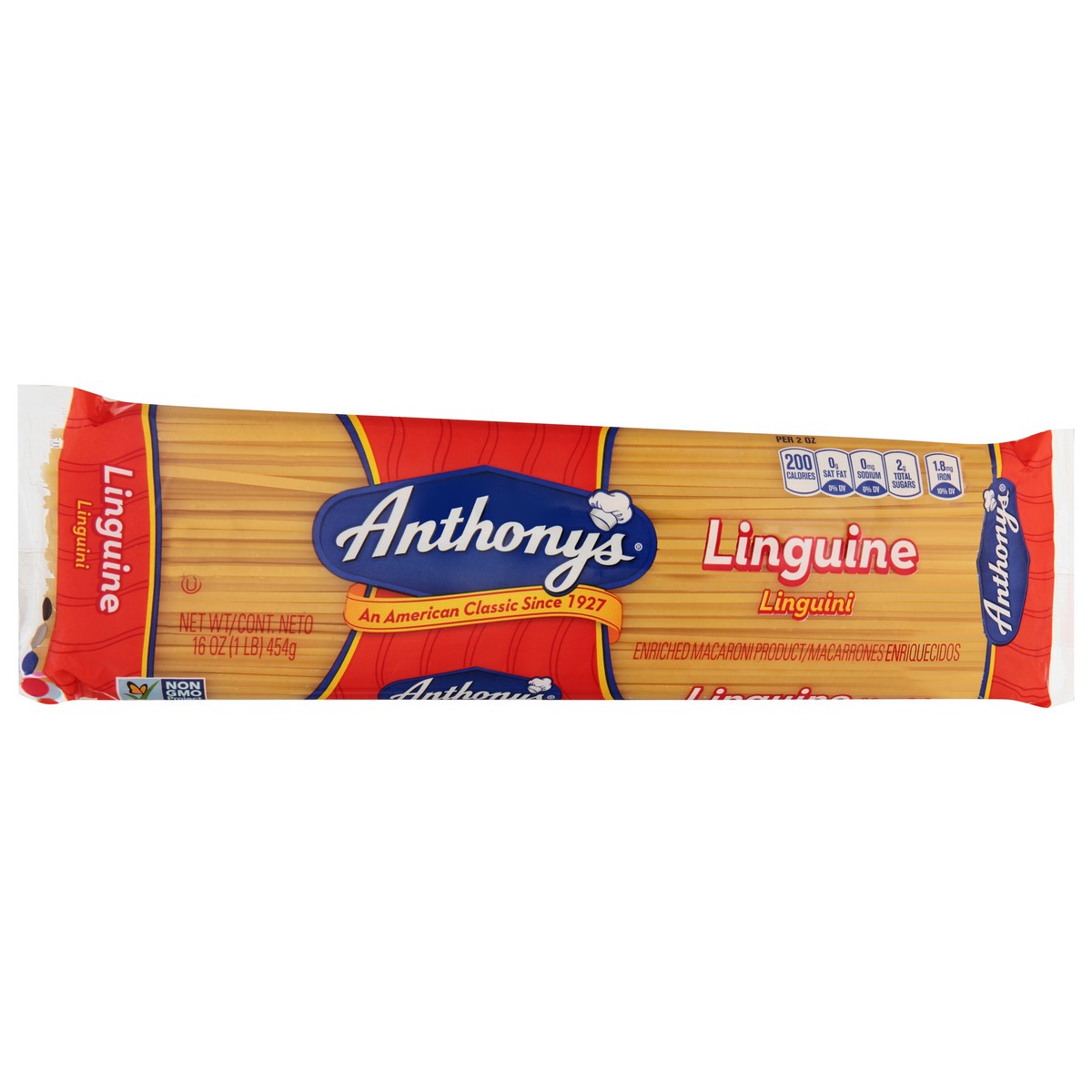 slide 13 of 13, Anthony's Linguine 16 oz, 16 oz