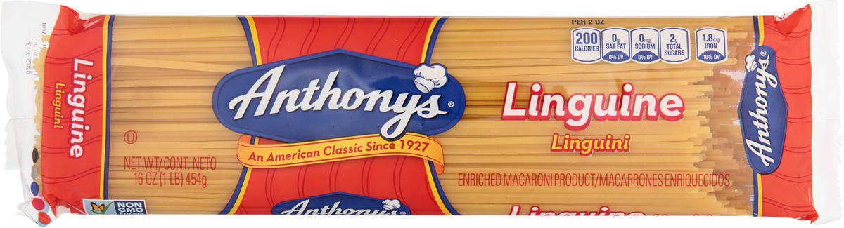 slide 5 of 13, Anthony's Linguine 16 oz, 16 oz