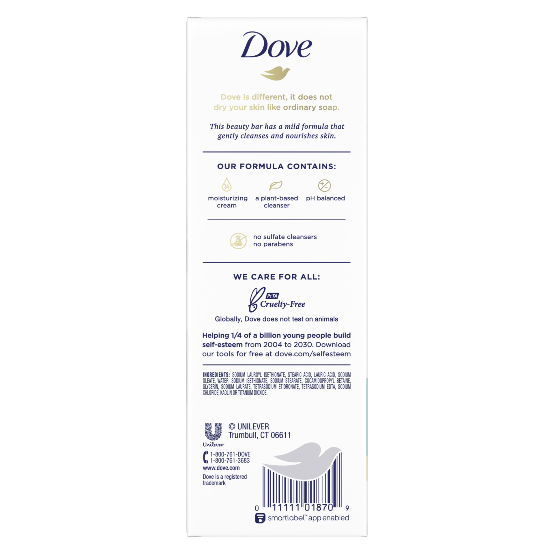 slide 5 of 5, Dove Moisturizing Beauty Bar Sensitive Skin, 3.75 oz, 16 Bars , 