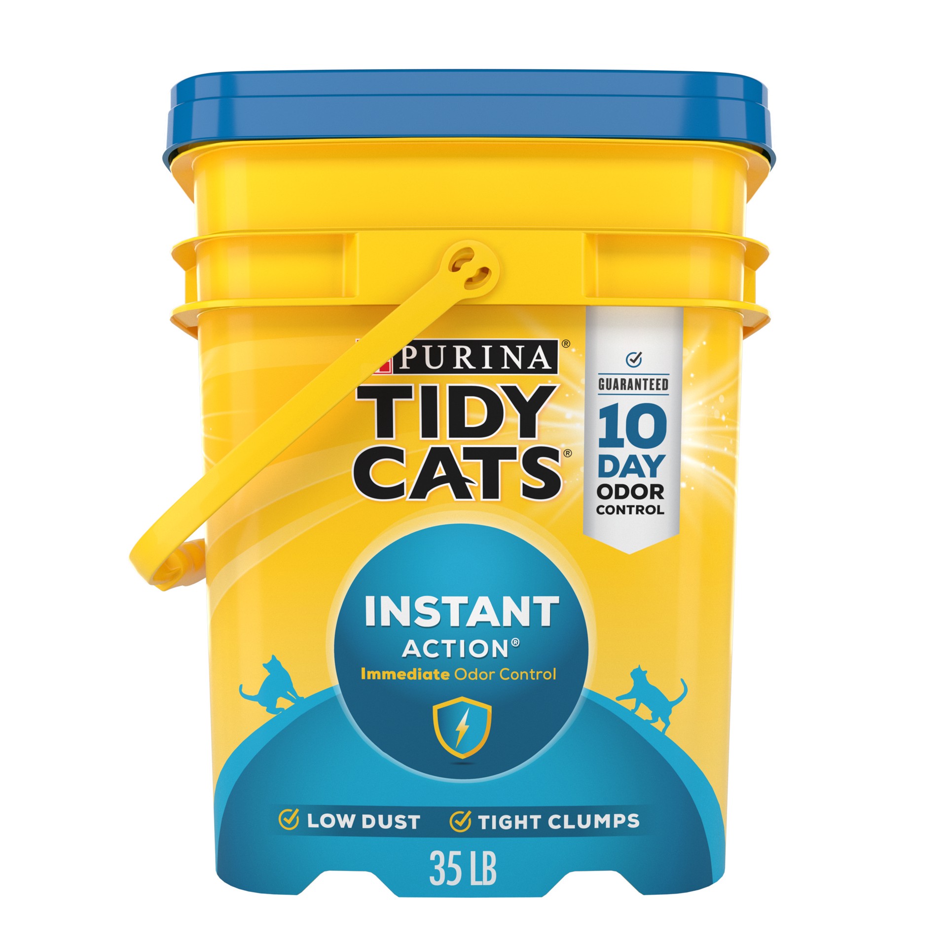 slide 1 of 2, Tidy Cats Purina Tidy Cats Clumping Cat Litter, Instant Action Multi Cat Litter, 35 lb