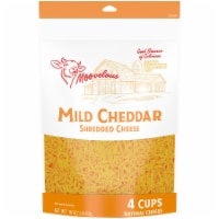 slide 1 of 1, Moovelous Mild Cheddar Shredded Cheese, 16 oz