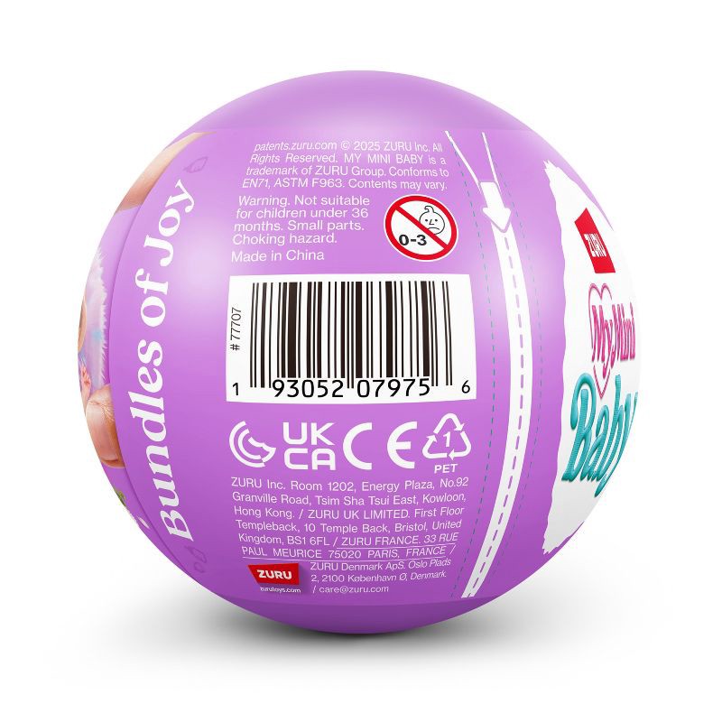 slide 8 of 8, 5 Surprise My Mini Baby Series 2: Rubber Compound Mini Figure with Accessory Pieces, 1 ct