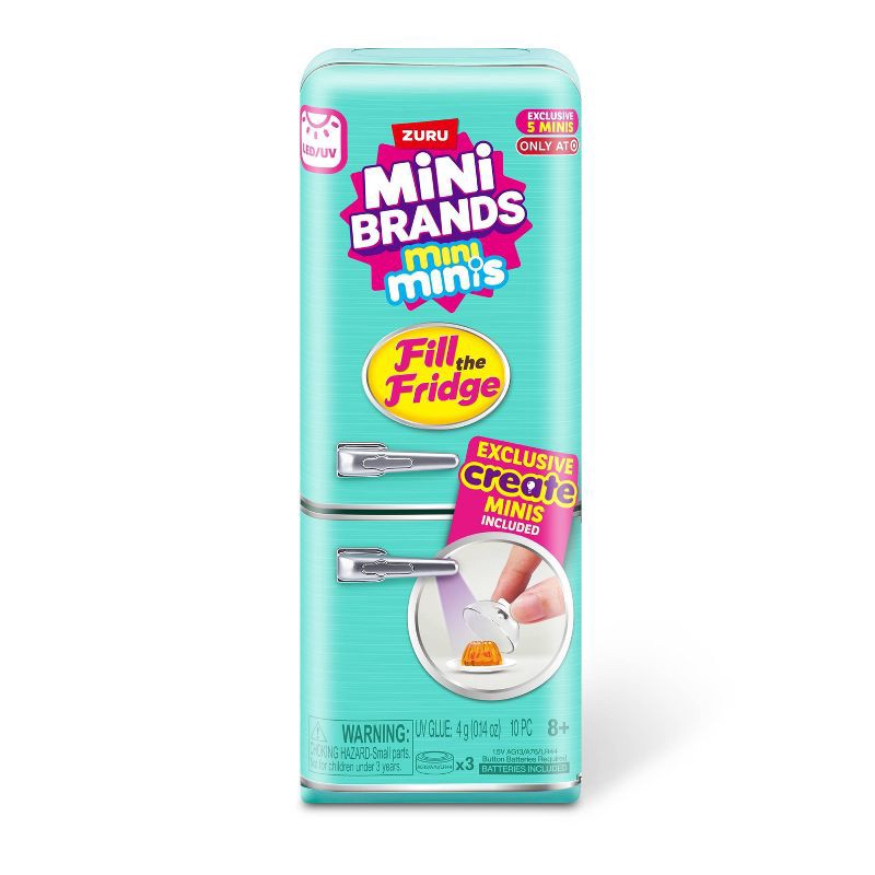slide 3 of 10, Mini Brands Fill the Fridge Playset, 1 ct
