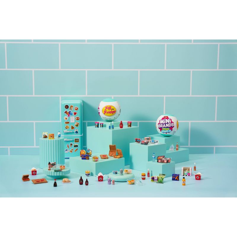 slide 9 of 10, Mini Brands Fill the Fridge Playset, 1 ct