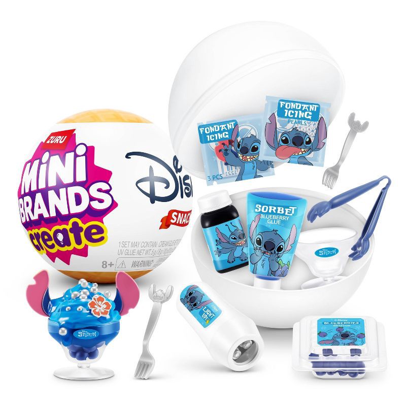 slide 1 of 10, Mini Brands Disney Create Series 1 Capsule: Includes Mini Figure, Plastic Material, 1 capsule