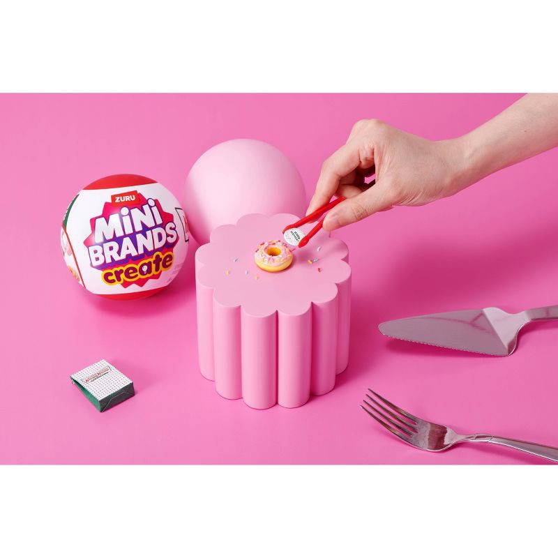 slide 9 of 10, Mini Brands Krispy Kreme Create Series 1: Plastic Mini Figure, Includes Figures, 3.74 x 3.74 x 3.74 Inches, 1 ct